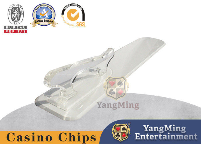 Qualité Râteau de casino de carte de Tableau de Texas Handle Acrylic Solitaire Poker de baccara usine