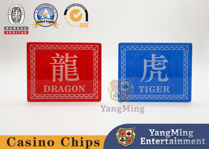Качество Четырехугольный 2 Dragon Tiger Дилер Техасский Холдем Покер Стол Аксессуары на заказ фабрика