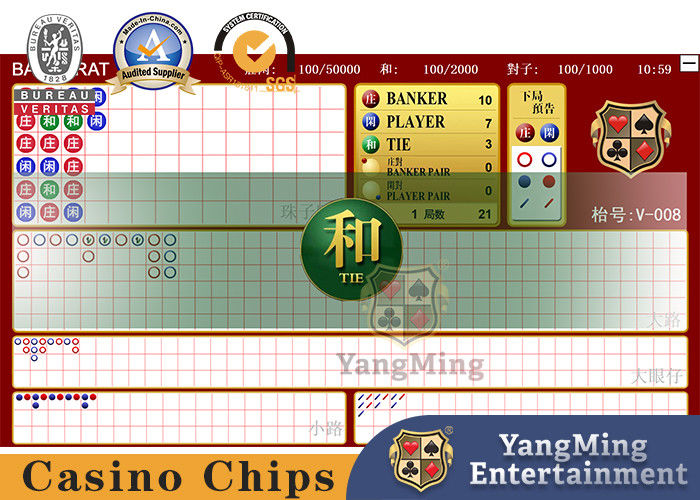 الجودة التشغيل اليدوي لبرنامج Macau Baccarat Casino Road مصنع