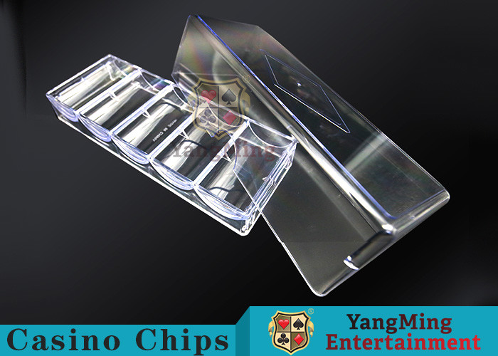 180g Acrylic Small Poker Chip Tray Insert Each Grid Can Placed 20 Pcs Chips