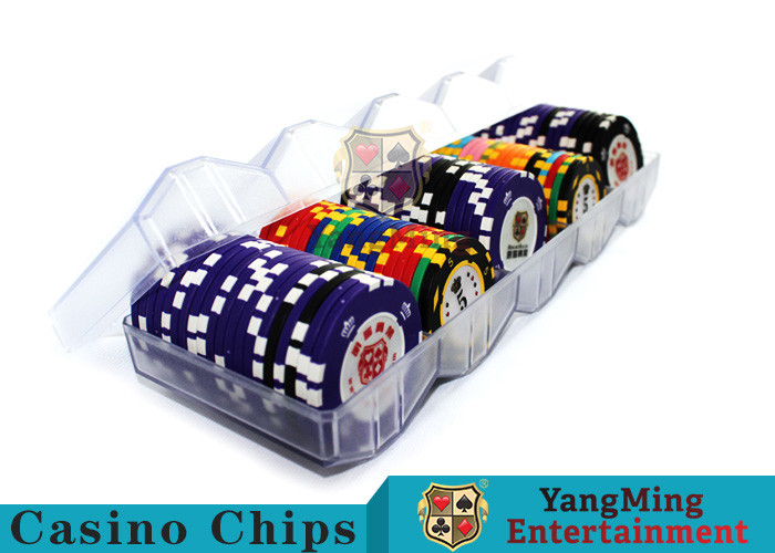 Professional Scrub Casino Chip Tray / Plastic Chip Tray 150g Easy To Carry
