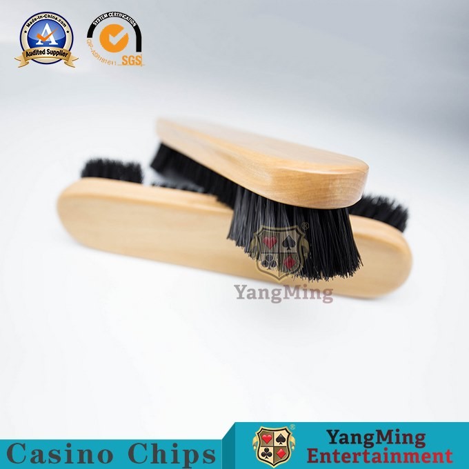 Hand Held Casino Game Accessories Poker Table Layout Wood Color