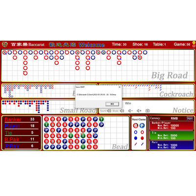 Qualità Accessori del software del sistema elettronico del tavolo da gioco del baccarat del casinò standard fabbrica