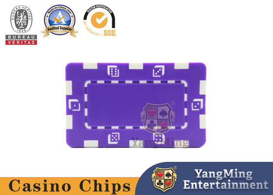 Quality 11.5g Plastic Fancy Blank Casino Poker Chips Without Pattern Customized Logo factory