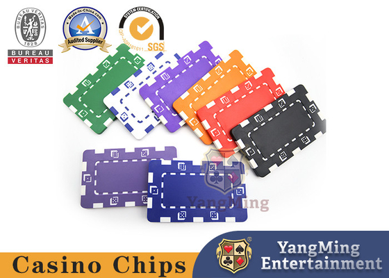 11.5g Plastic Fancy Blank Casino Poker Chips Without Pattern Customized Logo