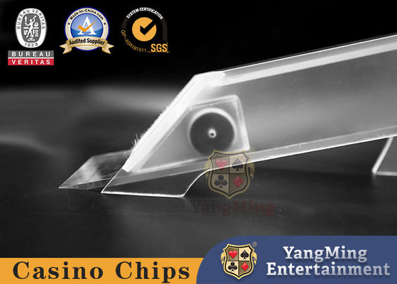 คุณภาพ 8 คู่โป๊กเกอร์ตัวแทนจำหน่ายบัตรพลาสติกรองเท้าอะคริลิค Frosted ตัวแทนจำหน่ายโต๊ะคาสิโนที่กำหนดเอง โรงงาน