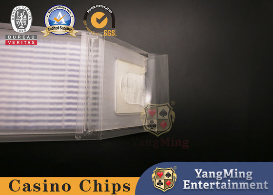 คุณภาพ 8 Deck Frosted อะคริลิกโต๊ะโป๊กเกอร์ตัวแทนจำหน่ายบัตรรองเท้าโปร่งแสง โรงงาน