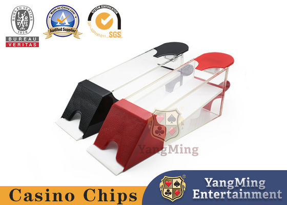 Kalite 8 Çift Kalınlaşmış Akrilik Kumar Masası Poker Bayi Ayakkabı Baccarat Texas Club Için 3 Renk fabrika