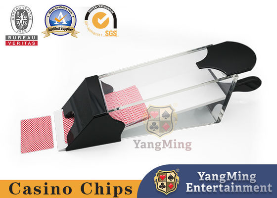 Kalite 8 Çift Kalınlaşmış Akrilik Kumar Masası Poker Bayi Ayakkabı Baccarat Texas Club Için 3 Renk fabrika