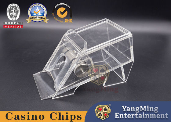 คุณภาพ รองเท้าตัวแทนจำหน่ายบัตรอะคริลิคใส 2 คู่ Niuniu Texas Black Jack Poker Table Game โรงงาน