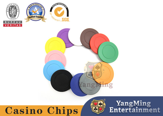 Abs Plastic Faceless Poker Game Chips With Customizable Logo