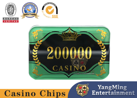 Newly Designed Poker Chips Acrylic Hot Stamping Casino Table Baccarat Poker Card Anti-Counterfeiting Chips