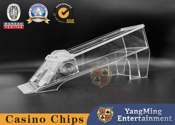 Calidad 8 pares del póker del naipe del casino del zapato del distribuidor autorizado, acrílico transparente, tamaño estándar fábrica