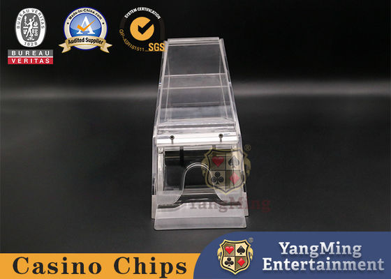 Calidad 8 pares del póker del naipe del casino del zapato del distribuidor autorizado, acrílico transparente, tamaño estándar fábrica