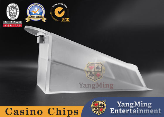 Qualität KARTEN-Händler-Schuh der Soem-Kasino-Tabelle-8 machen Plattform bereifter Acrylkantenschleif glatt Fabrik