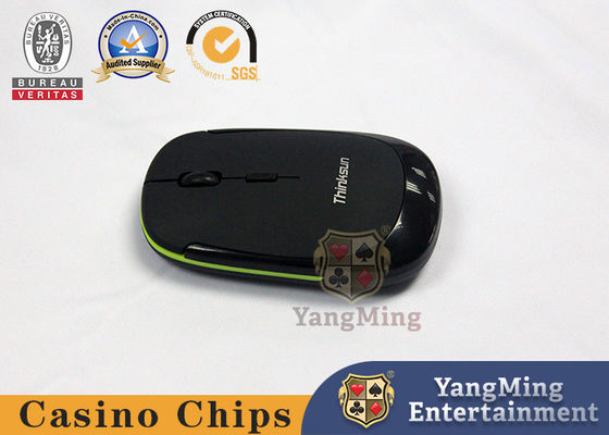 Quality Black Wireless Mouse Lightweight Portable Stylish Luxurious For Casino Tables factory