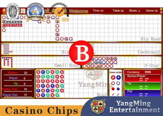 Qualità Sistema di software in loco della Tabella della mazza di Develops Genuine Baccarat del produttore fabbrica