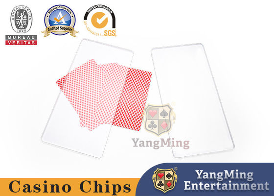 Jakość Półmatowa akrylowa karta do pokera Press Baccarat Dragon Tiger Casino Table Game fabryka