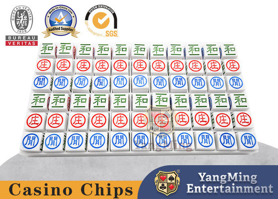 Customized Dewdrop Baccarat Poker Table Game at Casino, Manual Banker Player Results Beads