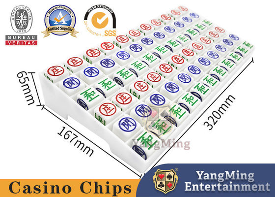 Qualità Accessori per giochi da casinò bianchi ABS Baccarat di plastica Dragon Tiger Digital Dew Ball scolpito Poker Table Top Game Beads fabbrica