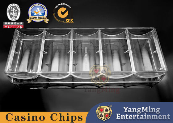 품질 100개의 지름 40mm의 완전히 투명한 칩 박스 아크릴 포커 플라스틱 케이스 공장