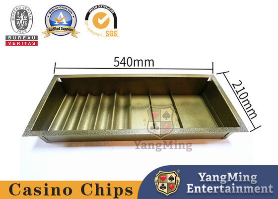 Quality Single Layer Casino Chip Tray Iron Lock Round Code Square Code Combination For Domestic Metal Poker Float factory
