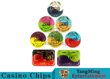 Security Promotional Casino Poker Chips With Smooth And Delicate Texture