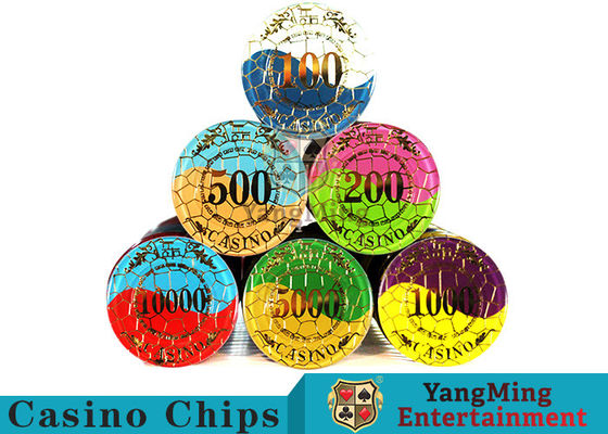 Jakość Zabezpieczenia Promocyjne żetony do pokera w kasynie o gładkiej i delikatnej teksturze fabryka