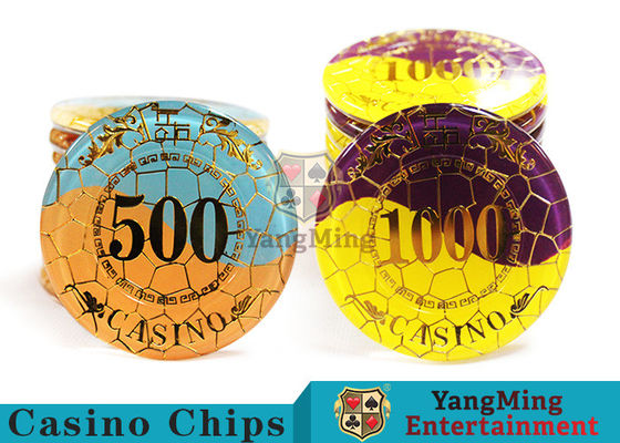 Jakość Zabezpieczenia Promocyjne żetony do pokera w kasynie o gładkiej i delikatnej teksturze fabryka