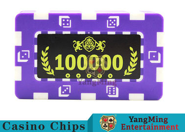 Good Printing Non - Faded Casino Royale Poker Chips With Special ABS Material