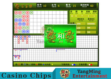 Convenient Traditional Baccarat Betting System With 22 Inch Result Display