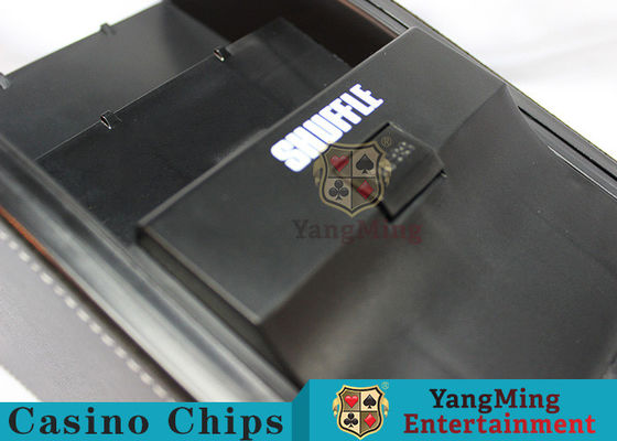 คุณภาพ อัจฉริยะอัตโนมัติแจ็คสีดำรองเท้าสำหรับการพนันไพ่บาคาร่าตัวแทนจำหน่ายบัตร Shuffler ส่งบัตร โรงงาน