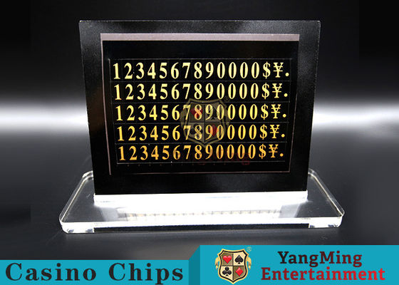 Quality Casino Dragon And Tiger High-Grade Pure Copper Entertainment Bet Card Table Limit Sign factory