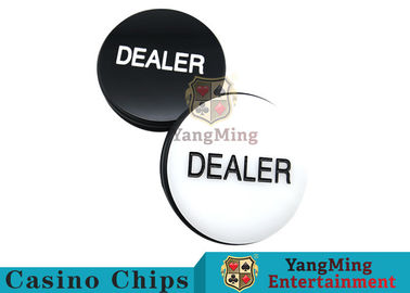 Texas Sculpture Poker Blind Buttons With Black And White Double - Sided Design