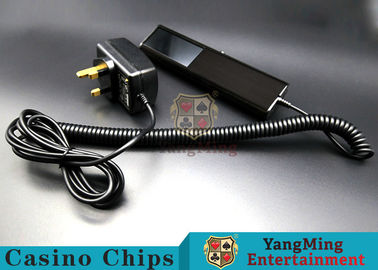 Black Poker Chip Purple Light Code Verifier Baccarat Poker Table Game Table Code Verification Lamp
