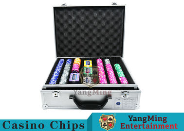 High Precision Casino Poker Chip Set / Poker Table Set For Gambling Games