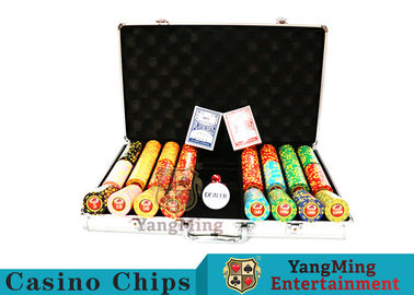 10,000Pcs 11.5g Clay Poker Chip Sets With Aluminum Case For Gambling Games
