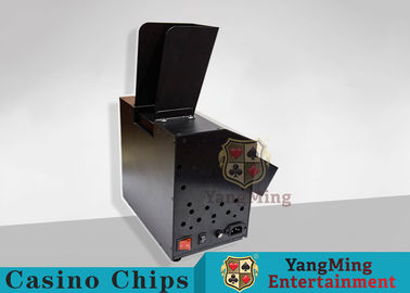 Black Automatic Casino Game Accessories For Cutting Off Broken Poker Cards