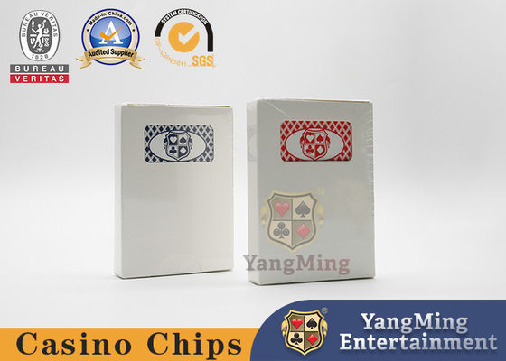 Original 310g blackcore paper Casino Playing Cards Red And Blue With Black Hearts