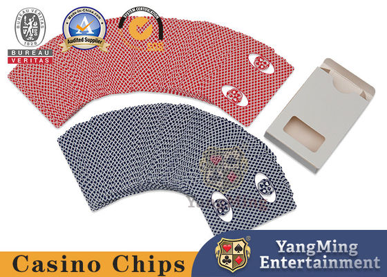 Jakość Karty do gry w kasynie z tworzywa sztucznego z PVC. Dostosowane dwukolorowe, elastyczne karty do gry z czarnym sercem fabryka