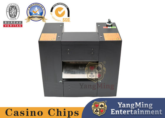 High Speed Automatic Casino Playing Card Shredding Machine Original Black Metal Material