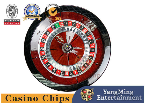 Qualità Gioco da tavolo di poker su misura a mano di roulette manuale americana Diametro di legno massello 82 cm fabbrica