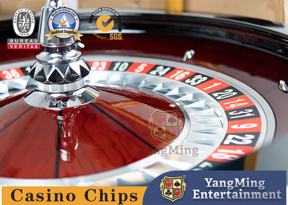 Qualità 82cm Legno Massello Manuale Roulette Casinò Poker Table Game fabbrica