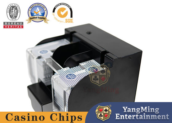 Qualità Macchina elettrica personalizzata per mescolare le carte nere 8 coppie Texas Hold'Em Poker Card Shuffler fabbrica
