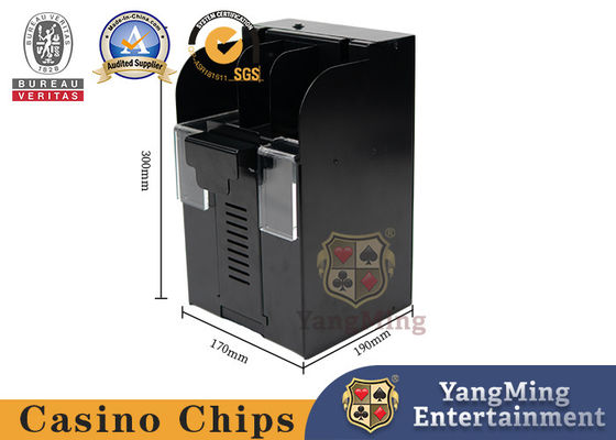 Qualité Machine à mélanger les cartes de casino résistante à l'usure Black Metal Texas Hold'Em huit decks de cartes de poker Casino mélangeur automatique de cartes usine