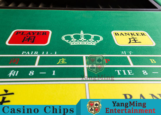 품질 두꺼운 검은 장뇌 목재 불 패널과 8개 사람 카지노 고급 포커 테이블 공장