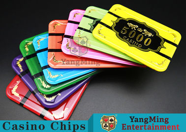 Custom Tiger Image Casino Poker Chips With Environmental Protection Material