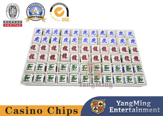 Qualidade Acrílico Dragão Tigre e Banqueiro Gota de Orvalho ABS Gravação de Plástico Jogo de Mesa Baccarat fábrica