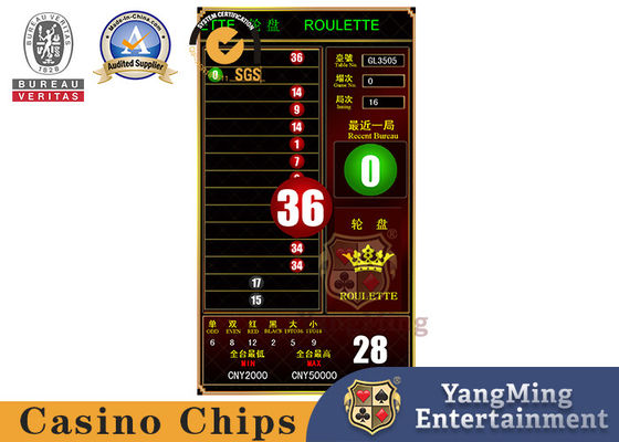 Qualità Mazza di gioco Chips Games di Dragon Tiger Roulette Display Screen Of del baccarat della macchina del casinò fabbrica