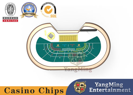 Jakość Ulepszony projekt stołu do pokera Baccarat Oval Casino Dragon Tiger Poker gra karciana fabryka